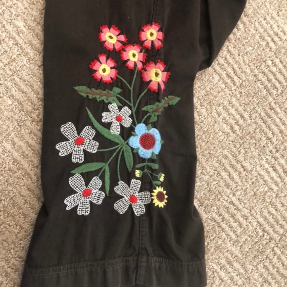 JOHNNY WAS Vintage Drawstring Embroidered Pants - Picture 5 of 14